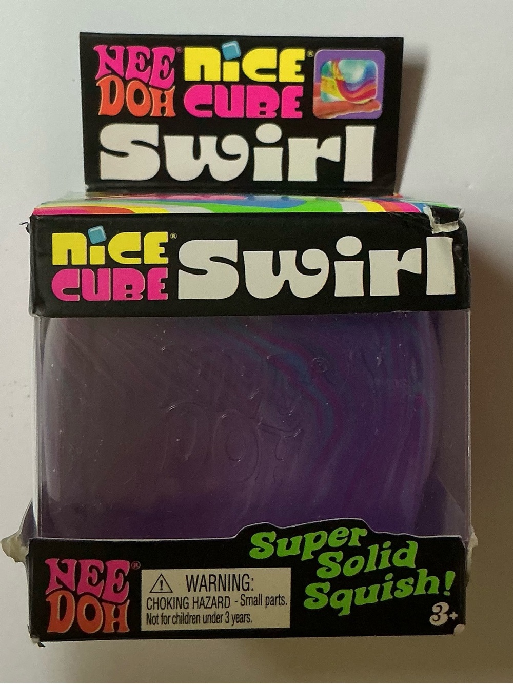 ONE/ Authentic NEEDOH nice cube Swirl/ Purple / Blue (read description)